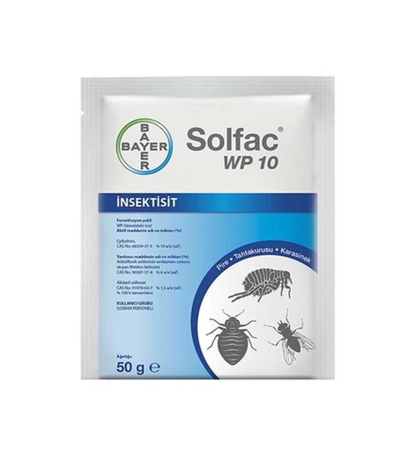 100 Adet Envu SOLFAC WP 10 50 GR