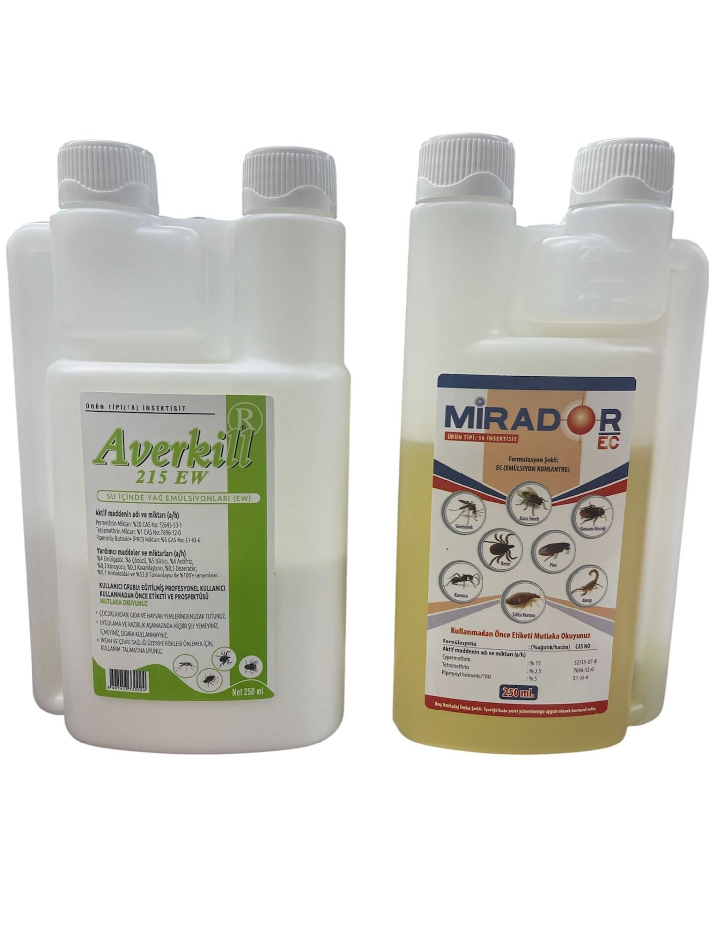 TAHTAKURUSU AKREP KENE PİRE ÖZEL HAŞERE İLACI EC 250 ML & AVERKİLL 215 EW 250 ML