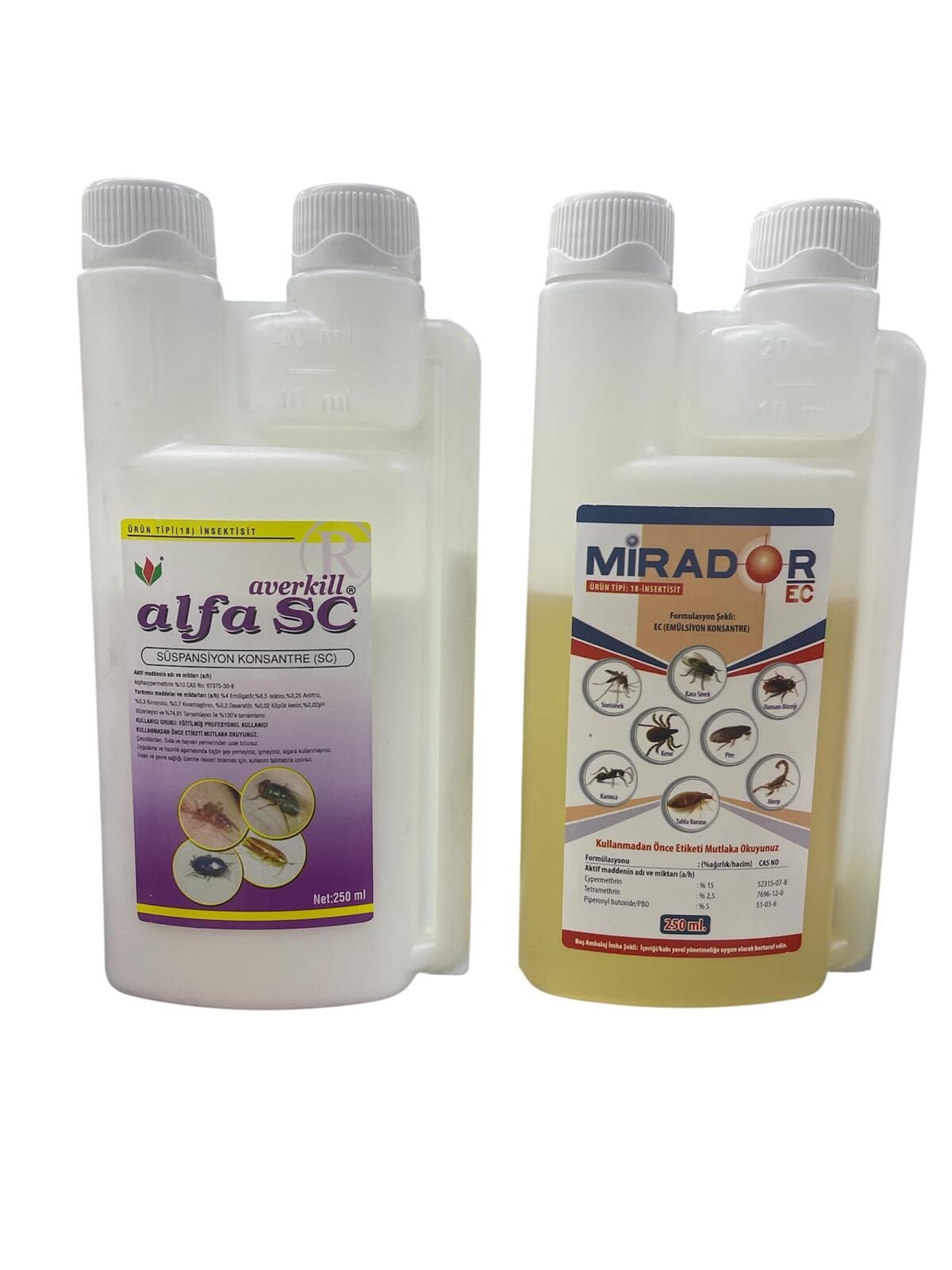 HAMAMBÖCEĞİ GÜMÜŞBÖCEĞİ ÖZEL BÖCEK İLACI AVERKİLL SC 250 ML & MİRADOR 250 ML