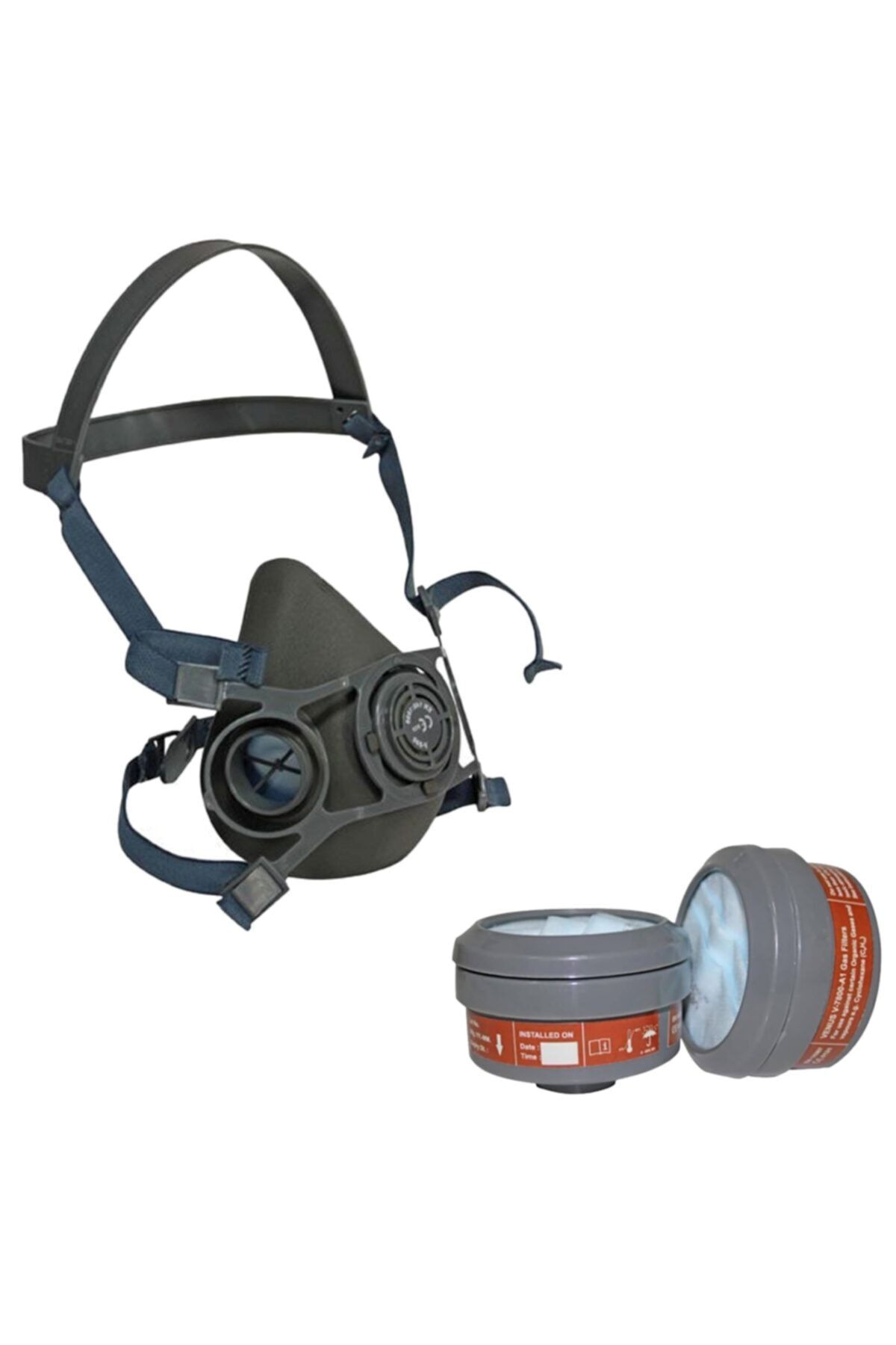 Starline V-800 L Yarım Yüz İlaçlama Maskesi - Filtre Hediyeli V-7800 A1 P2r