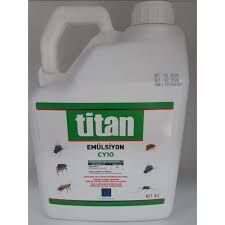 Titan Emülsiyon CY10 Kokulu Genel Haşere Böcek İlacı Öldürücü 5 Litre